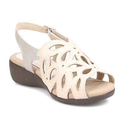 シティ ゴルフ City Golf  抜け感の甲デザインがきれいなサンダル　GFL20134 IVORY M　(23.0～23.5)