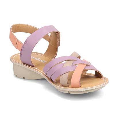 シティ ゴルフ City Golf  アウトステッチサンダル　GFL20135 LAVENDER M　(23.0～23.5)