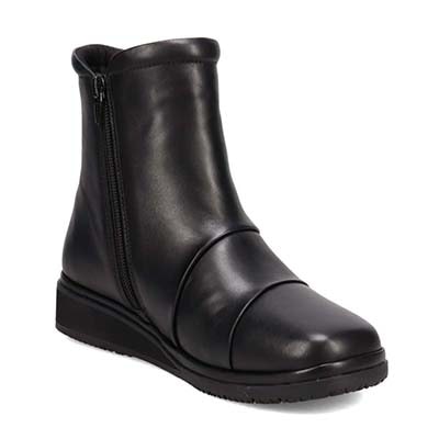 【撥水】シティ ゴルフ City Golf  プラット製法 カジュアルショートブーツ　GFL20138 BLACK 23.0