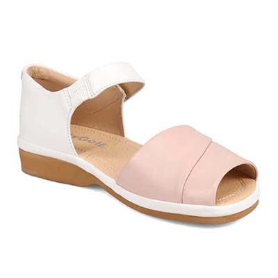 シティ ゴルフ City Golf  プラット製法のソフトカジュアルサンダル　GFL20146 WHITE/C M　(23.0～23.5)