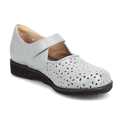 シティ ゴルフ City Golf  幅広５Eラストのパンチングカジュアルシューズ　GFL5307 L-GRAY 23.0