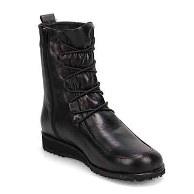 【防滑仕様】シティ ゴルフ City Golf 3.0cmショートブーツ GFL7504F BLACK 23.0