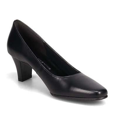 HIROKO KOSHINO ラインの綺麗なベーシックパンプス　HKL5150 BLACK 23