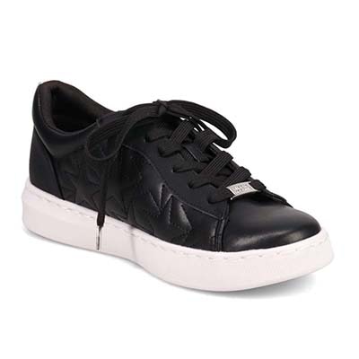 HIROKO KOSHINO キルティングレースアップスニーカー　HKL6209 BLACK 23