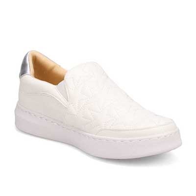 HIROKO KOSHINO キルティングスリッポンスニーカー　HKL6210 IVORY 23