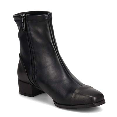 HIROKO KOSHINO 撥水加工ショートブーツ　HKL8005 BLACK 23.0