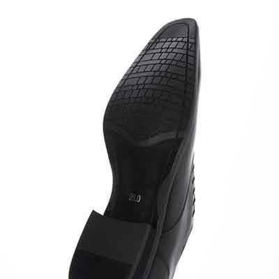 HIROKO KOSHINO HOMME  メンズ サイドレースドレスシューズ　HR5017 BLACK 25.0