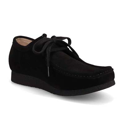 HIROKO KOSHINO HOMME  メンズ レースアップカジュアルシューズ　HR5912 BLACK-VELOURS 25.0