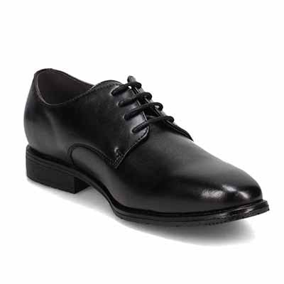 HIROKO KOSHINO HOMME  メンズ 外羽根プレーントゥビジネスシューズ  HR7002 BLACK 25.0