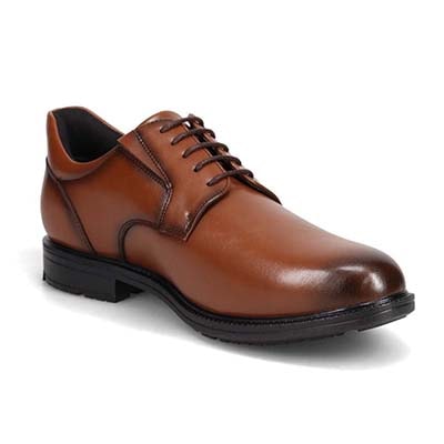 HIROKO KOSHINO HOMME  メンズ　外羽根プレーントゥビジネスシューズ　HR7302 BROWN 25.0
