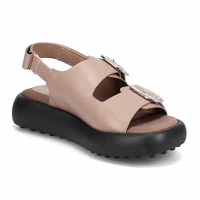 HIROKO KOSHINO FEMME バックル付きサンダル　HRL5011 OAK M　(23.0～23.5)