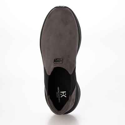 HIROKO KOSHINO FEMME シンプルなサイドゴアブーティ HRL5012 GRAY-SILKY 23.0