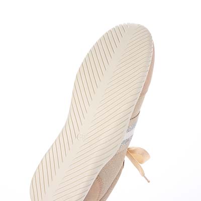 HIROKO KOSHINO FEMME キラキラ輝くメッシュに心躍る。バレエスニーカー　HRL7000 PINK 23.0