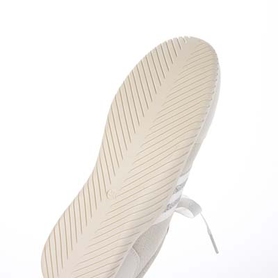 HIROKO KOSHINO FEMME キラキラ輝くメッシュに心躍る。バレエスニーカー　HRL7000 WHITE 23.0