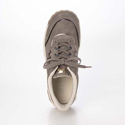 HIROKO KOSHINO FEMME 毎日のお出かけに映える大人スニーカー HRL7003 GRAY 23.0