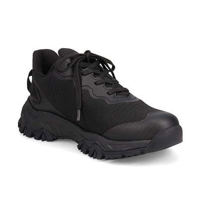 ランバンオンブルー LANVIN en Bleu 「リカバリーインソール」搭載で指圧効果により血行を115％促進。トレイルランニングスニーカー　LB1006XR BLACK 25.0