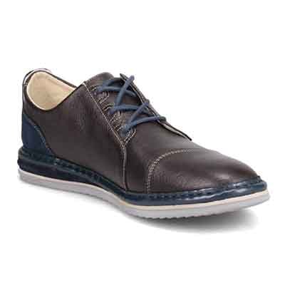 ランバンオンブルー LANVIN en Bleu 「Recovery Shiatsu Insole」搭載で指圧効果により血行を115％促進。LANVIN en Bleu　レースアップ カジュアルシューズ  LB1014XR D-GRAY 25.0