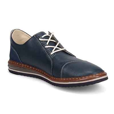 ランバンオンブルー LANVIN en Bleu 「Recovery Shiatsu Insole」搭載で指圧効果により血行を115％促進。LANVIN en Bleu　レースアップ カジュアルシューズ  LB1014XR NAVY 25.0