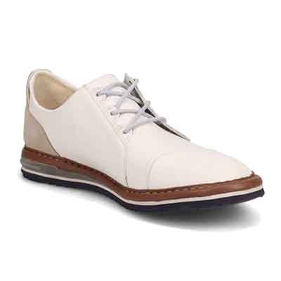 ランバンオンブルー LANVIN en Bleu 「Recovery Shiatsu Insole」搭載で指圧効果により血行を115％促進。LANVIN en Bleu　レースアップ カジュアルシューズ  LB1014XR WHITE 25.0