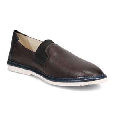 ランバンオンブルー LANVIN en Bleu 「Recovery Shiatsu Insole」搭載で指圧効果により血行をよくする。LANVIN en Bleu　ローファースリップオンシューズ  LB1015XR D-GRAY 25.0