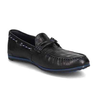 ランバンオンブルー LANVIN en Bleu 「Recovery Shiatsu Insole」搭載で指圧効果により血行をよくする。ローファースリップオンシューズ  LB1017XR BLACK 25.0