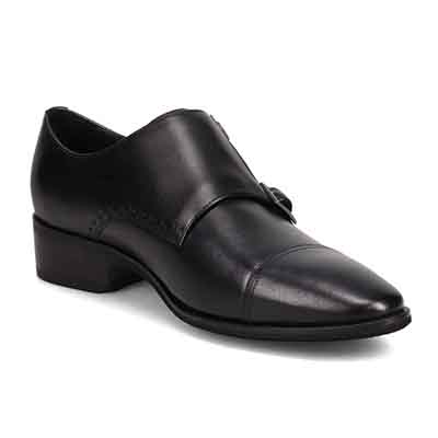 ランバンコレクション LANVIN COLLECTION 「Recovery Shiatsu Insole」搭載で指圧効果により血行をよくする。ダブルモンクストラップドレスシューズ　LV1021XR BLACK 25.0