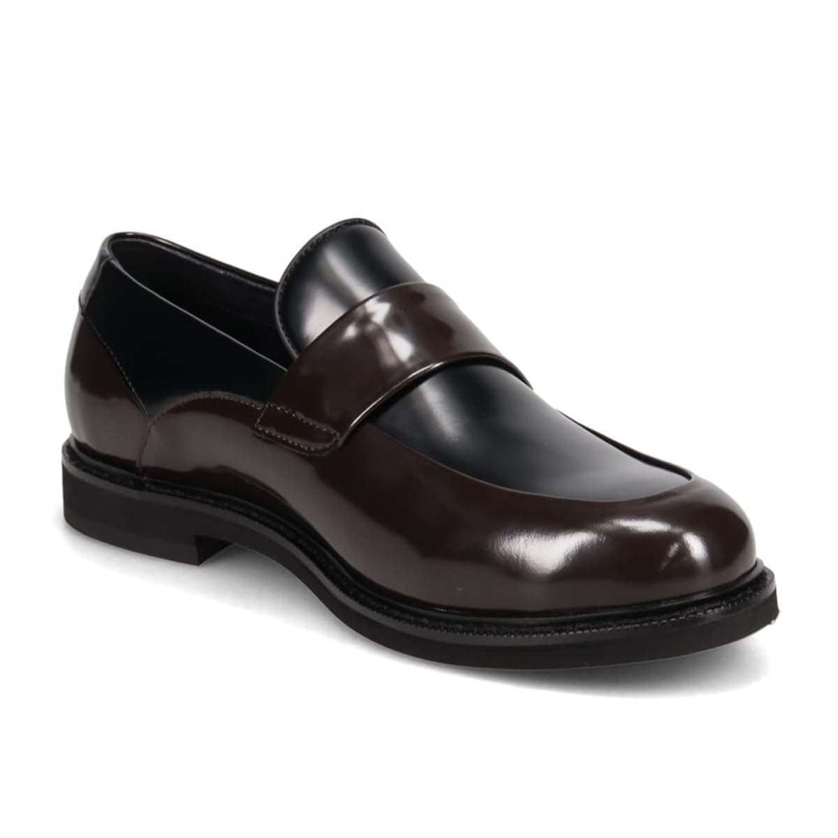 ランバンコレクション LANVIN COLLECTION 「リカバリーインソール」搭載で指圧効果により血行を115％促進。コインローファー　LV2983XR D-BROWN/BLACK 25