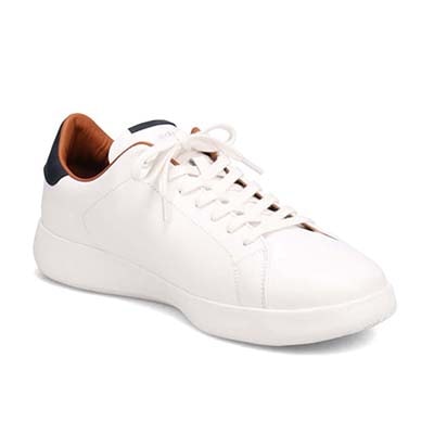 マドラス madras 特許 リカバリーメタインソール搭載シューズ シンプル極めた メンズコートスニーカーM5211MT WHITE/NAVY 25