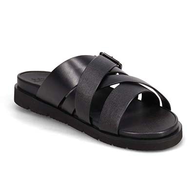 マドラス madras 特許 リカバリーメタインソール搭載シューズ  レザーサンダル  M531MT BLACK-EB M（25.0～25.5ｃｍ）