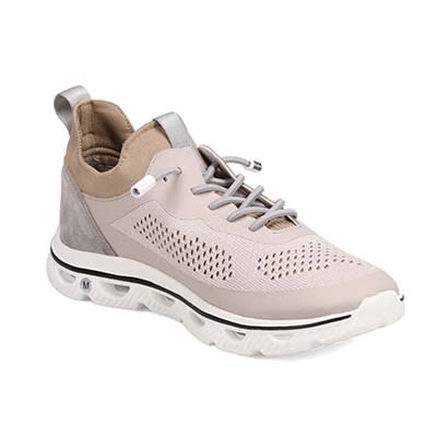 マドラス madras 特許 リカバリーメタインソール搭載シューズ  カジュアルニットスニーカー　M593MT GRAY/KHAKI M(25.0cm～25.5cm)