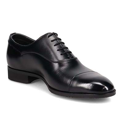 【GORE-TEX】マドラス madras 特許 リカバリーメタインソール搭載シューズ 内羽根ストレートチップドレスシューズ　M710GMT BLACK 25.0