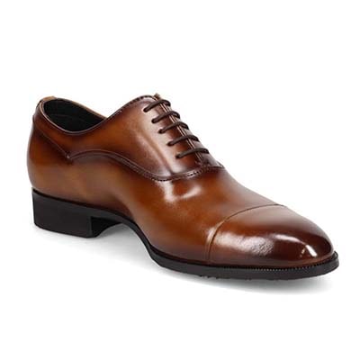 【GORE-TEX】マドラス madras 特許 リカバリーメタインソール搭載シューズ 内羽根ストレートチップドレスシューズ　M710GMT L-BROWN 25.0