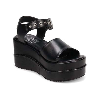 最旬トレンドを履きこなす！マドラス madras TGC in あいち・なごや 2026 出演モデル着用シューズ　厚底サンダル　MAL7583TGC BLACK M（23.0cm～23.5cm）