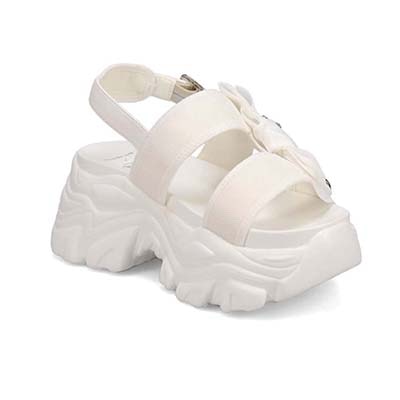 最旬トレンドで目立っちゃおう！マドラス madras TGC in あいち・なごや 2026 出演モデル着用シューズ　カジュアル厚底サンダル　MAL7584TGC WHITE 37（23.0cm～23.5cm）