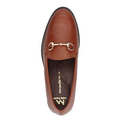 マドラス madras 特許 リカバリーメタインソール搭載 エレガント  ローファー　MAL9104MT BROWN 23.0