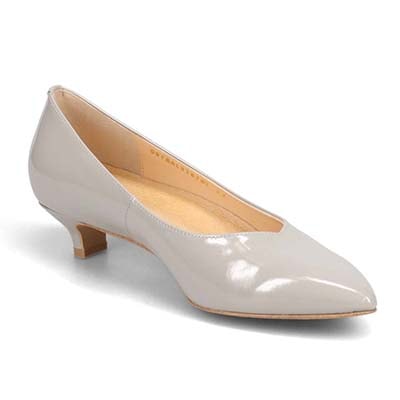 マドラス madras 特許 リカバリーメタインソール搭載  フォーマル 3.5cm  ローヒールパンプス MAL9107MT L-GRAY-ENAMEL 23.0