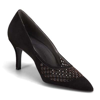 マドラス madras 特許 リカバリーメタインソール搭載 7cmヒール デザインパンプス　MAL9122MT BLACK-SILKY 23.0