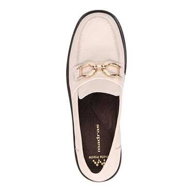 マドラス madras 特許 リカバリーメタインソール搭載　 ホースビットローファー　MAL9130MT IVORY 23.0