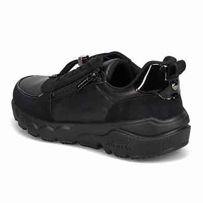 マドラス madras 特許 Recovery meta insole搭載  ゴールドがアクセントのエレガンでスタイリッシュなレザースニーカー　MAL9136AMT BLACK/BLACK 6（23.0cm～23.5cm相当）
