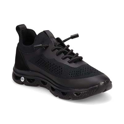 マドラス madras 特許 リカバリーメタインソール搭載  快適な履き心地を追求したスタイリッシュニットスニーカー　MAL9137AMT BLACK/BLACK 23.0