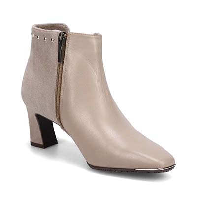 マドラス madras 特許 リカバリーメタインソール搭載  変形デザインヒールxスタッズサイドゴアショートブーツ　MAL9150MT GREGE 23.0