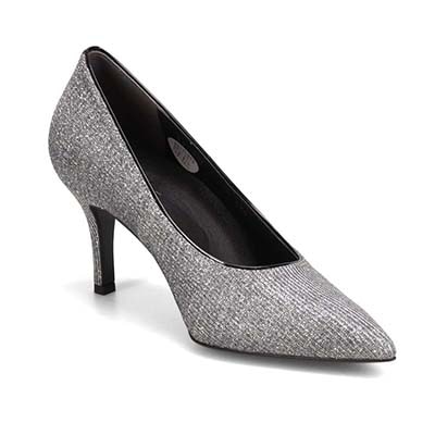 マドラス madras 特許 リカバリーメタインソール搭載  7ｃｍ煌めきラメパンプス MAL9152MT ETHANE 23.0