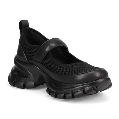 マドラス madras 特許 metaインソール搭載　進化系厚底メリージェーンスニーカー　MAL9157MT BLACK 36（23.0ｃｍ相当）