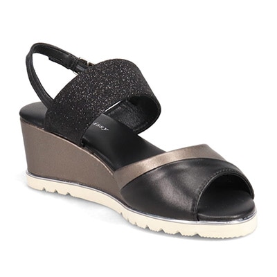 ミッシー デ ミッシー missy des missy 軽量  ウエッジサンダル  MMD1201 BLACK 23.0