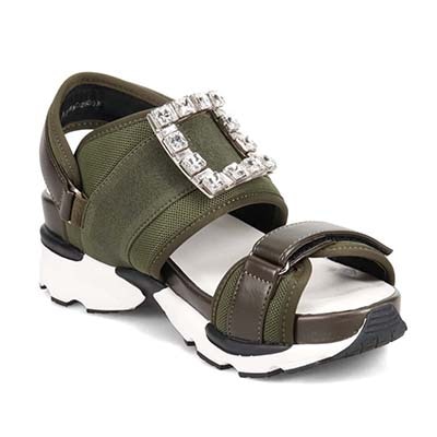 ミッシーデミッシー missy des missy スポーツサンダル  MMD2500 KHAKI M　(23.0～23.5)