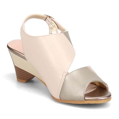 ミッシーデミッシー missy des missy カラーブロック ウエッジサンダル　MMD3641 BEIGE 23.0