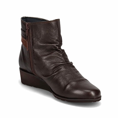 ミッシーデミッシー missy des missy しっとり＆ソフトな牛革を使用した  カジュアルブーツ  MMD4630A D-BROWN 23.0