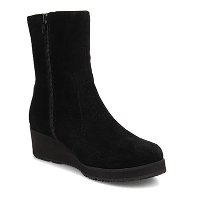 【防滑ソールタイプ】ミッシー デ ミッシー missy des missy 軽量カジュアルショートブーツ　MMD4634H BLACK-SILKY 23.0