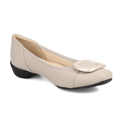 ミッシー デ ミッシー missy des missy  大き目バックルが特徴のカジュアルパンプス　MMD7521 OAK 23.0