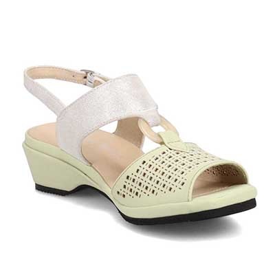 ミッシーデミッシー missy des missy ボロネーゼ製法のウェッジサンダル　MMD7525 L-GREEN M　(23.0～23.5)